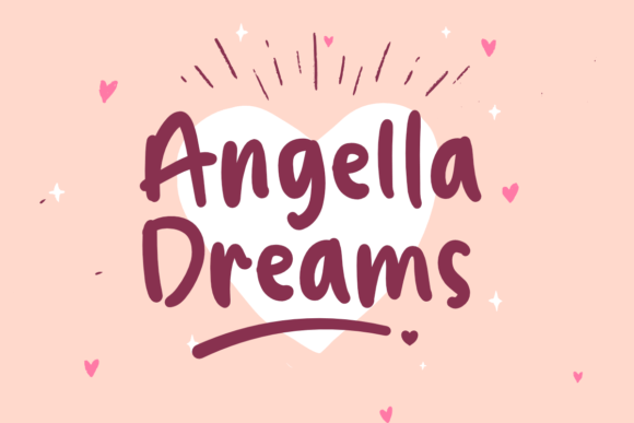 Angella Dreams Font
