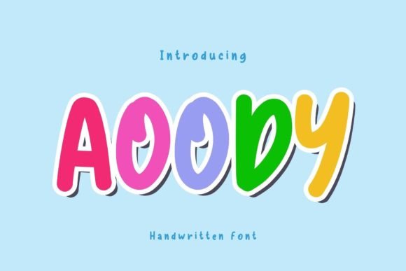 Aoody: A Handwritten Font for Creative Web Design