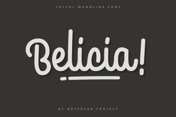 Belicia: A Cheerful Script Font for Creative Projects