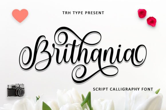 Brithania: A Script Font for Creative Campaigns