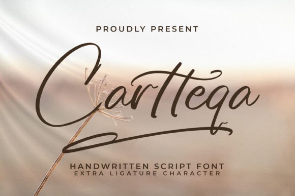 Cartteqa: A Stylish Script Font for Crafters