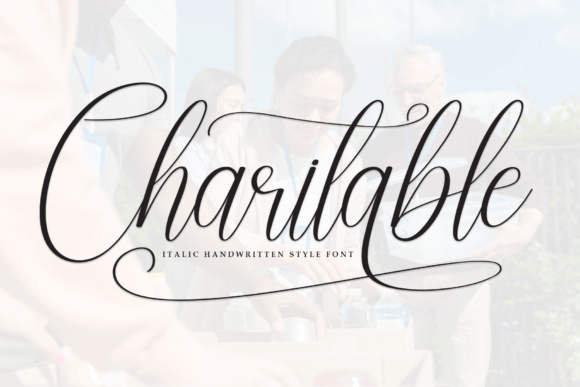 Charitable Font: A Compassionate Typeface for Crafters