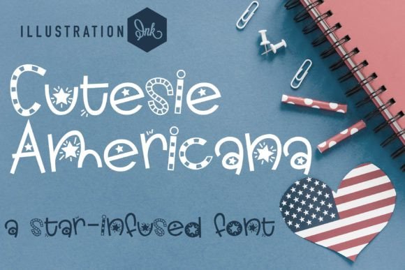 Cutesie Americana Font for Web Design