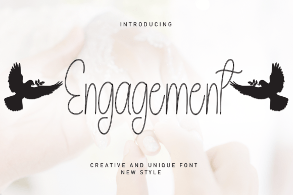 Engagement Font: Sweet & Professional