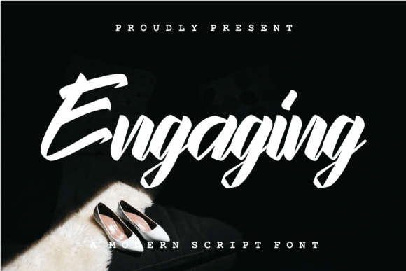 Engaging: A Romantic Script Font