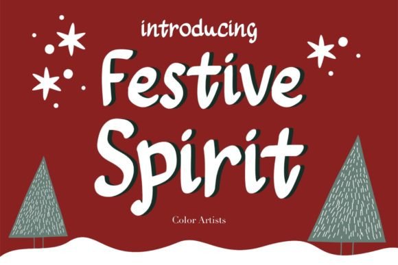 Festive Spirit Font for Creative Projects