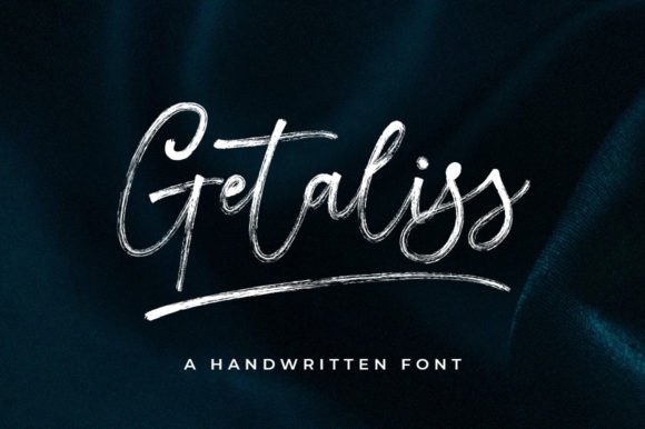 Getaliss: A Creative Script Font