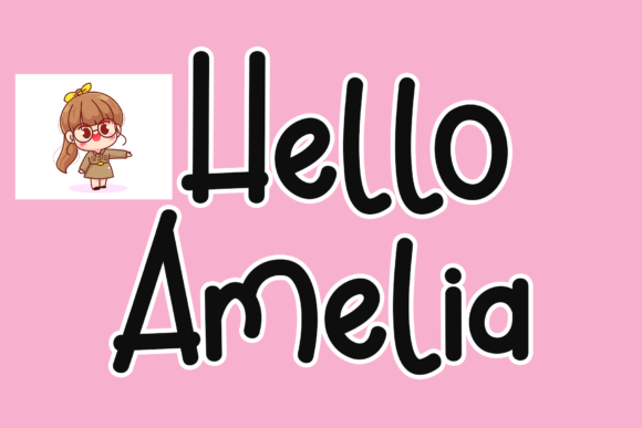 Hello Amelia Font