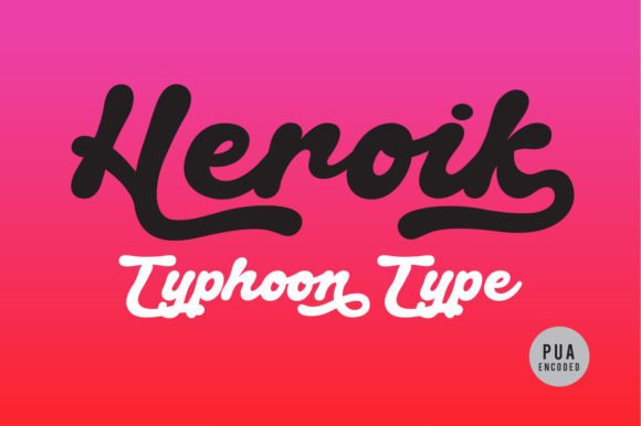 Heroik: A Script Font for Elegant Branding