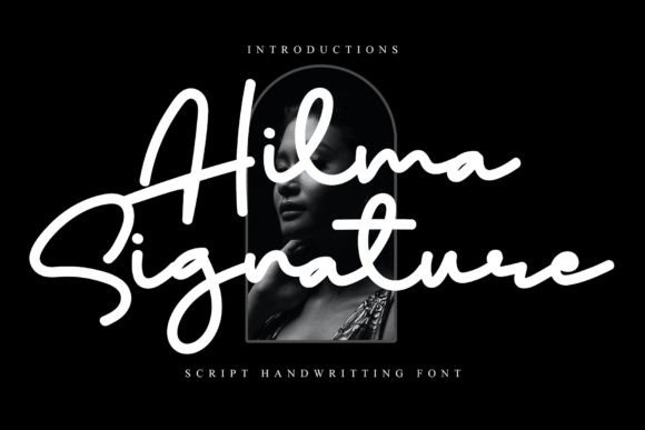 Hilma Signature: A Delicate Script for Elegant Design