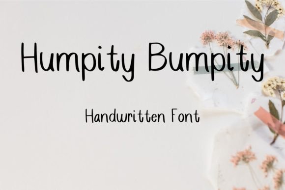 Humpity Bumpity Font Review
