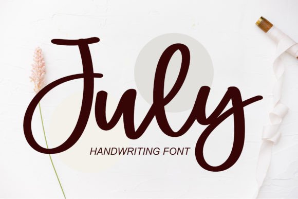 July: A Stylish Script Font