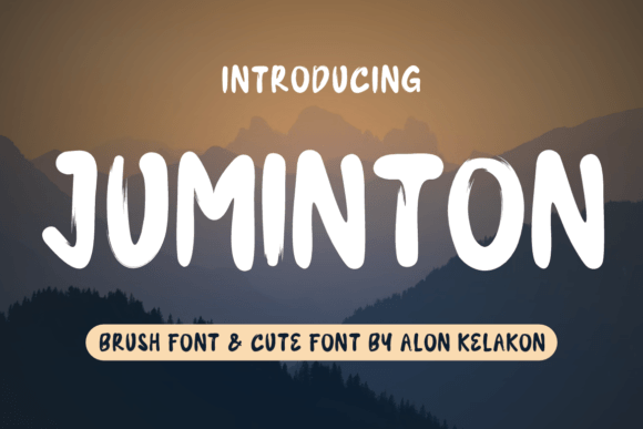 Juminton Font: Playful Type for Creative Campaigns