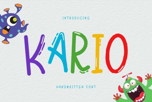 Kario: A Playful Handwritten Font for Creative Projects