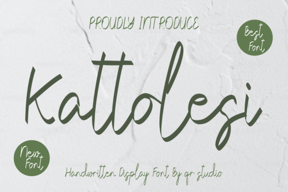 Kattolesi Font: Bold & Authentic