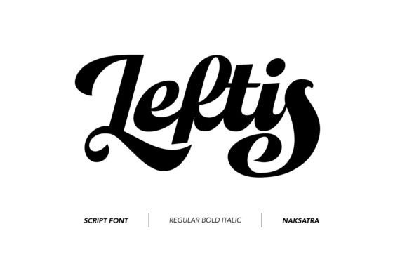 Leftis: A Creative Display Font