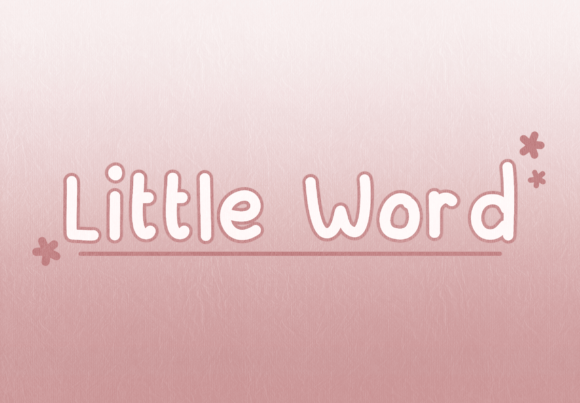 Little Word: A Cute, Minimal Font for Creative Projects