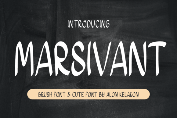 Marsivant Font for Editorial Design