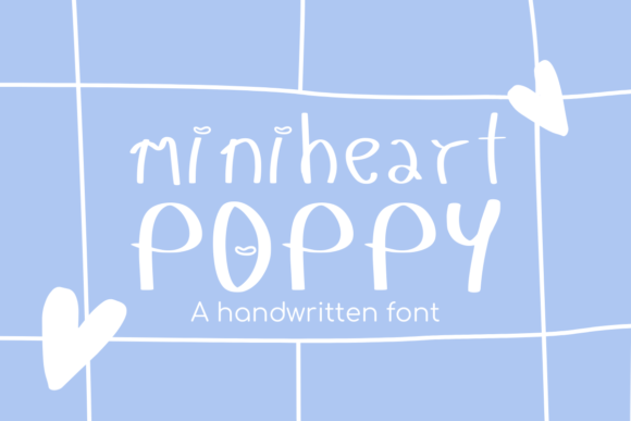 Mini Heart Poppy Font for Web Design
