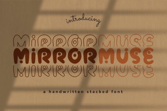 Mirrormuse: A Stylish Script Font