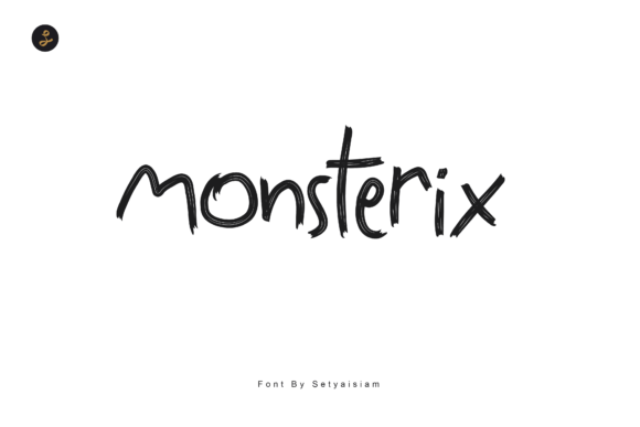 Monsterix: A Script Font for Web Design