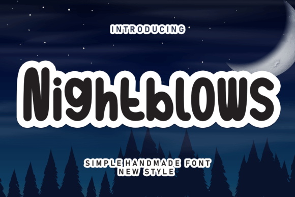 Nightblows Font: Bold and Mysterious