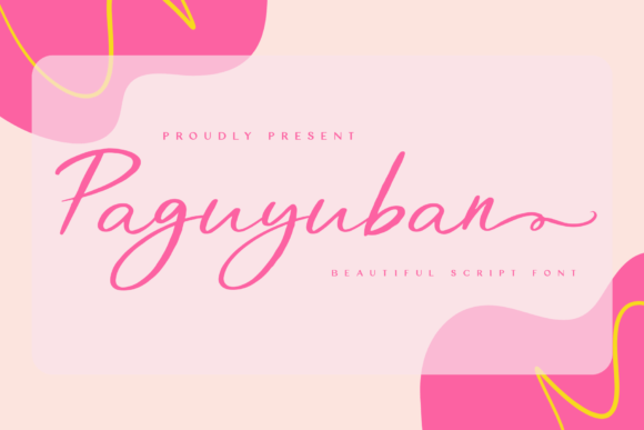 Paguyuban: A Elegant Script Font for Business