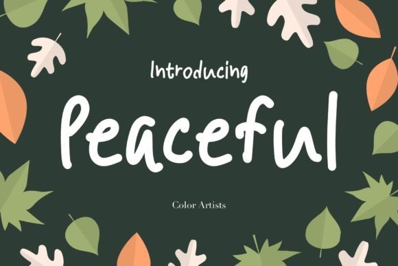 Peaceful Font: Calm in Every Line