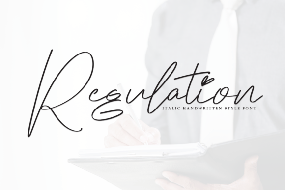 Regulation Font: Elegant Script for Creative Makers
