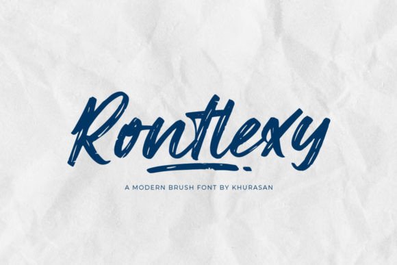 Rontlexy: A Modern Brush Font