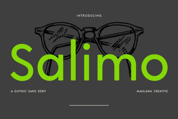 Salimo: A Bold Display Font for Web Design