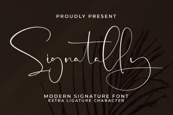 Signatally: A Beautiful Script Font for Creative Projects