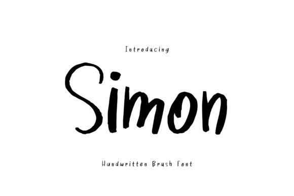 Simon: A Handwritten Font for Elegant Design