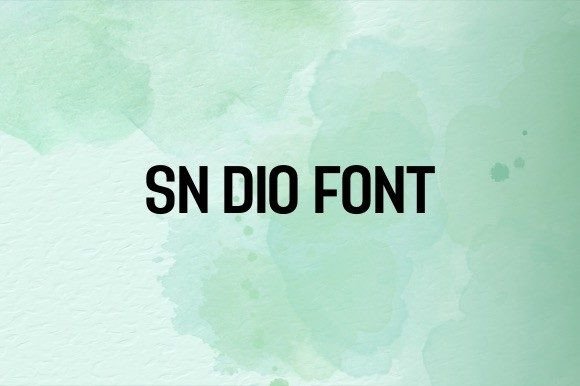 Sn Dio: A Font for Polished Branding