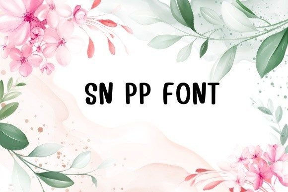 Sn Pp: A Script Font for Creative Web Design