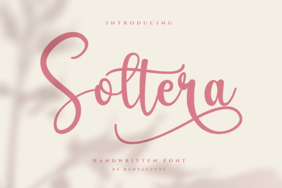 Soltera: A Dainty Handwritten Font for Creative Projects