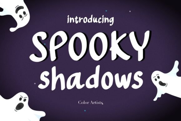Spooky Shadows Font for Editorial Design