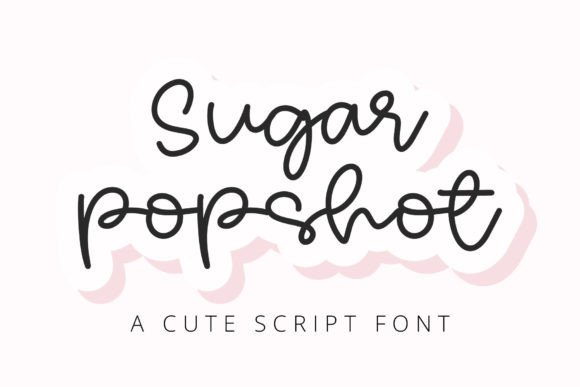 Sugar Popshot: A Sweet Handwritten Font