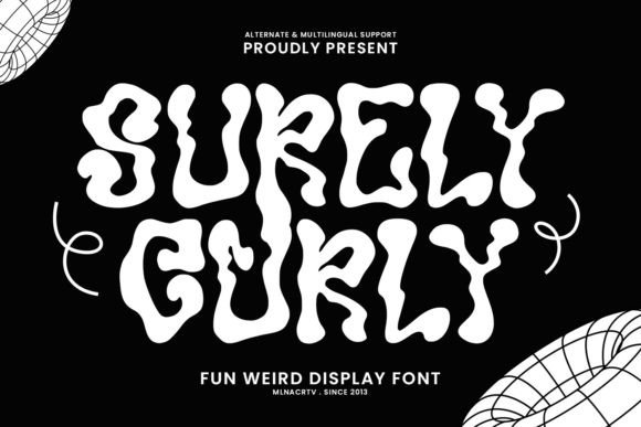 Surely Curly Font for Creative Projects