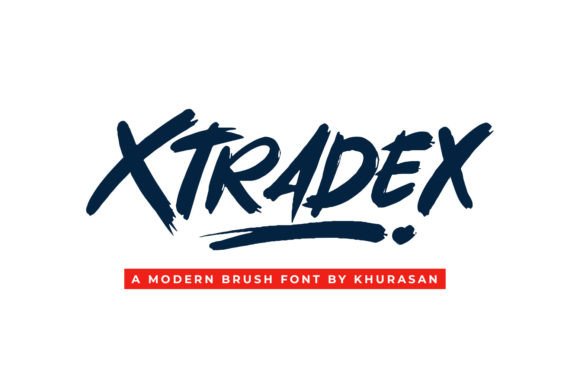 Xtradex: A Bold Brush Font for Creative Campaigns